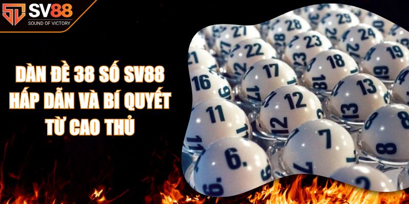 Dàn Đề 38 Số SV88 Hấp Dẫn Và Bí Quyết Từ Cao Thủ
