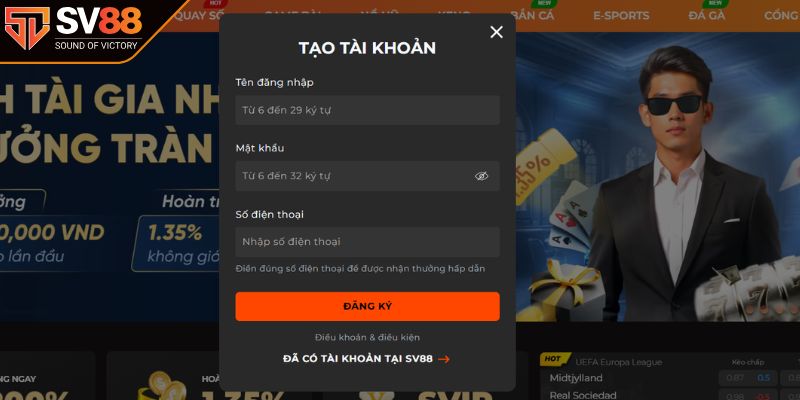 Thủ tục tạo account có dễ dàng không?